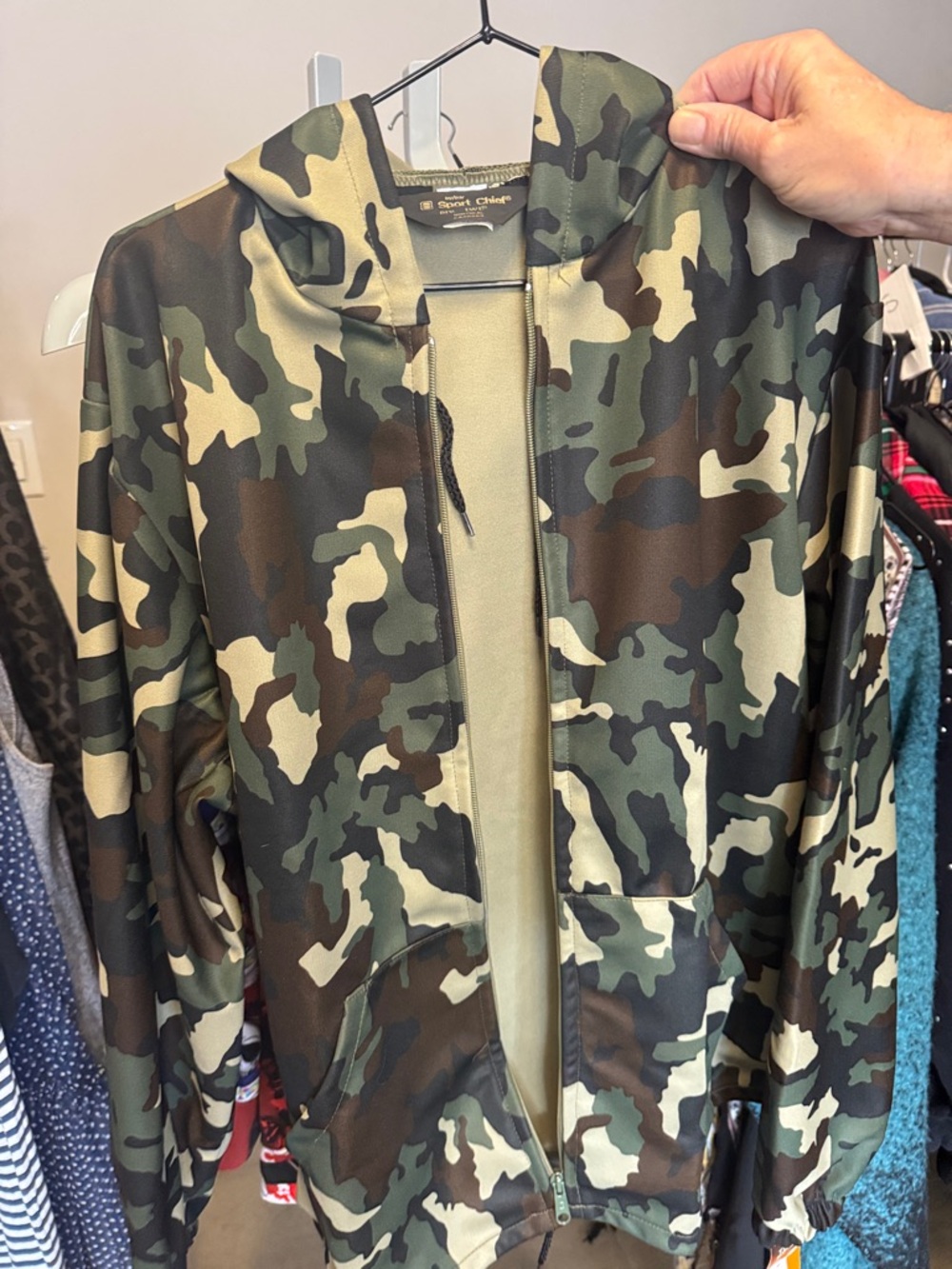 Men’s Camo Zip